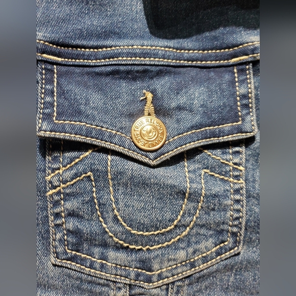 TRUE RELIGION- DENIM JACKET - Picture 2 of 5